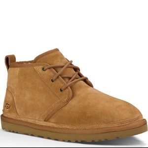 UGG Mens Neumel Fur Lined Suede LaceUp Chukka Boot
